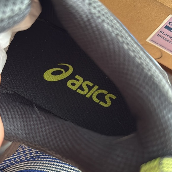 Asics Gel-Venture 8 Black and Blue Athletic Shoes main image 4